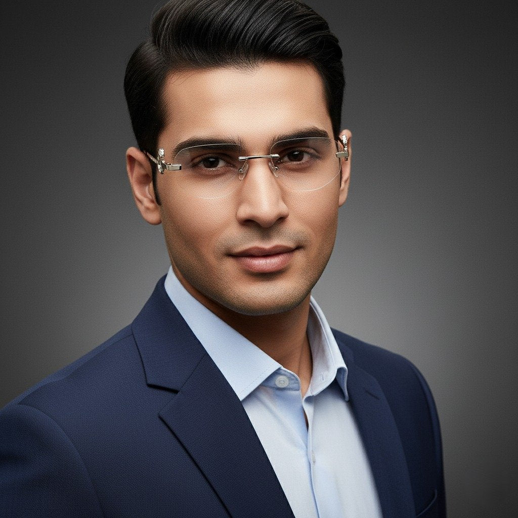 rimless transition glasses model (1)
