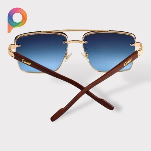 Cartier Wooden Strip Sunglasses S 248