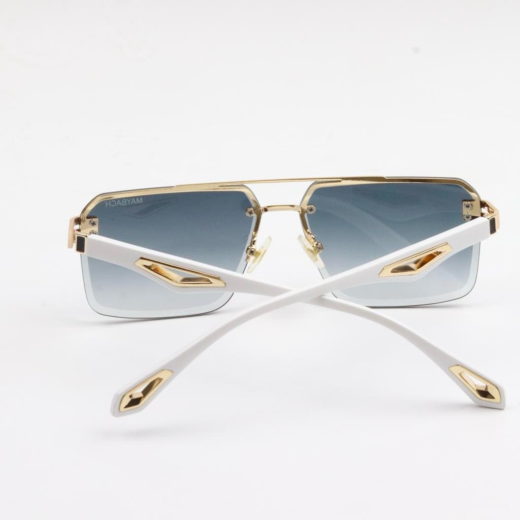 Buy Men's Maybach Sunglasses 2591 Silver Blue (SW1390)