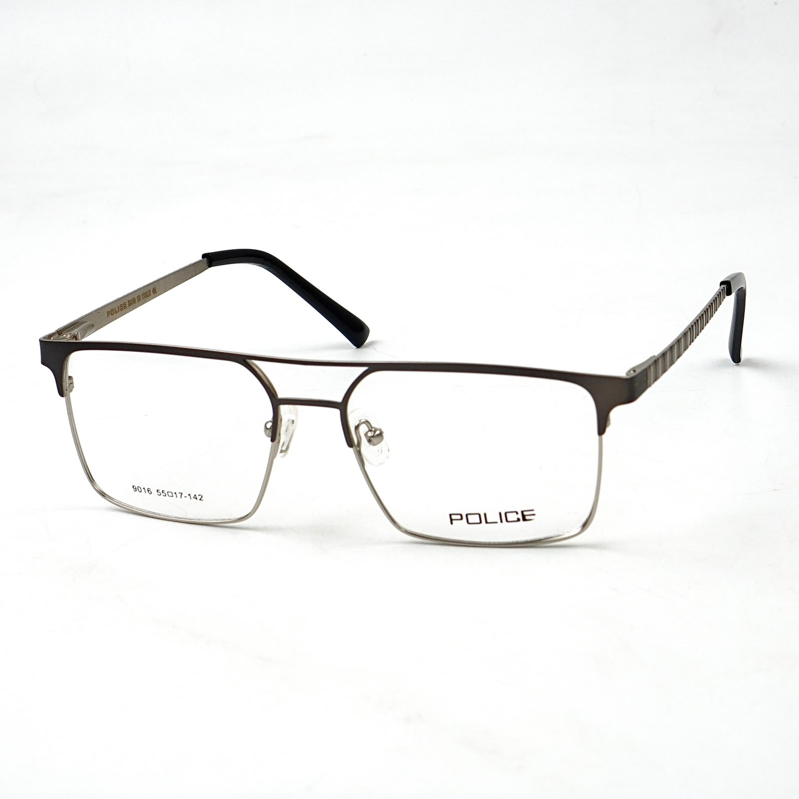 L-192 (3) Police - Premium Eyewear Frame - L-192 - Silver Grey - Image 1