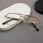 BOSS - Premium Eyewear Frame - L-196 - Gold Maroon - Image 3