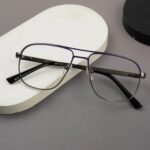 BOSS - Premium Eyewear Frame - L-198 - Grey Blue - Image 4