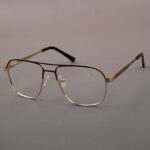 BOSS - Premium Eyewear Frame - L-200 - Gold Black - Image 2