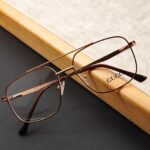 Gucci - Premium Eyewear Frame - L-213 - Gold Maroon - Image 5