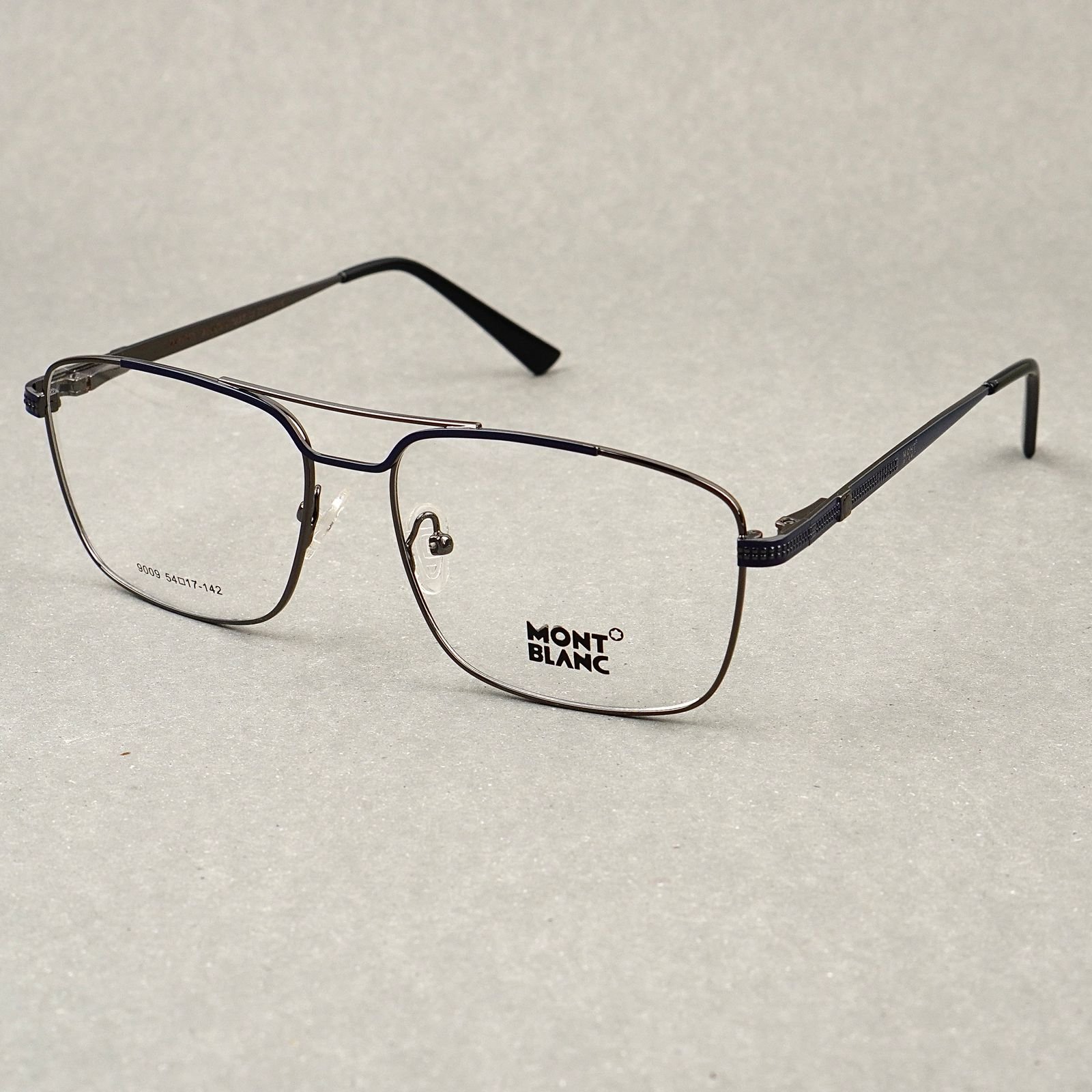 L-216 (3) Mont Blanc - Premium Eyewear Frame - L-216 - Gun Blue - Image 1