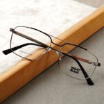 Mont Blanc - Premium Eyewear Frame - L-217 - Silver Black - Image 2
