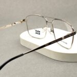Mont Blanc - Premium Eyewear Frame - L-217 - Silver Black - Image 3