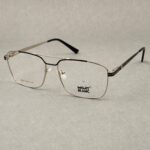 Mont Blanc - Premium Eyewear Frame - L-217 - Silver Black - Image 4