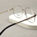Rayban - Premium Eyewear Frame - L-220 - Silver Grey - Image 2