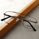 Tomford - Premium Eyewear Frame - L-242 - Silver Black - Image 2