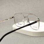 Tomford - Premium Eyewear Frame - L-242 - Silver Black - Image 3