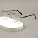 Tomford - Premium Eyewear Frame - L-242 - Silver Black - Image 4