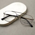 Tomford - Premium Eyewear Frame - L-242 - Silver Black - Image 5