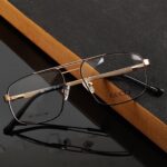 Gucci - Premium Eyewear Frame - L-248 - Gold Black - Image 3