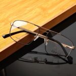 Gucci - Premium Eyewear Frame - L-248 - Gold Black - Image 4