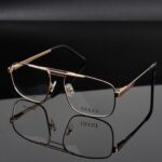 Gucci - Premium Eyewear Frame - L-248 - Gold Black - Image 5