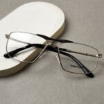 Tomford - Premium Eyewear Frame - L-260 - Silver Black - Image 5