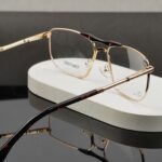 Tomford - Premium Eyewear Frame - L-265 - Gold Black - Image 3