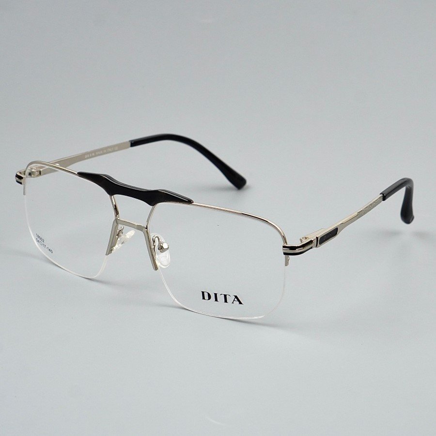 L-274 (4) Dita - Premium Eyewear Frame - L-274 - Silver Black - Image 1