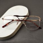 Gucci - Premium Eyewear Frame - L-282 - Gold Black - Image 6
