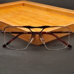 Gucci - Premium Eyewear Frame - L-282 - Gold Black - Image 5