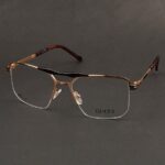 Gucci - Premium Eyewear Frame - L-282 - Gold Black - Image 3