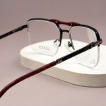 Gucci - Premium Eyewear Frame - L-284 - Maroon Black - Image 3