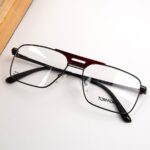 Tomford - Premium Eyewear Frame - L-288 - Maroon Black - Image 5