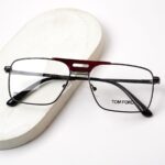 Tomford - Premium Eyewear Frame - L-288 - Maroon Black - Image 4