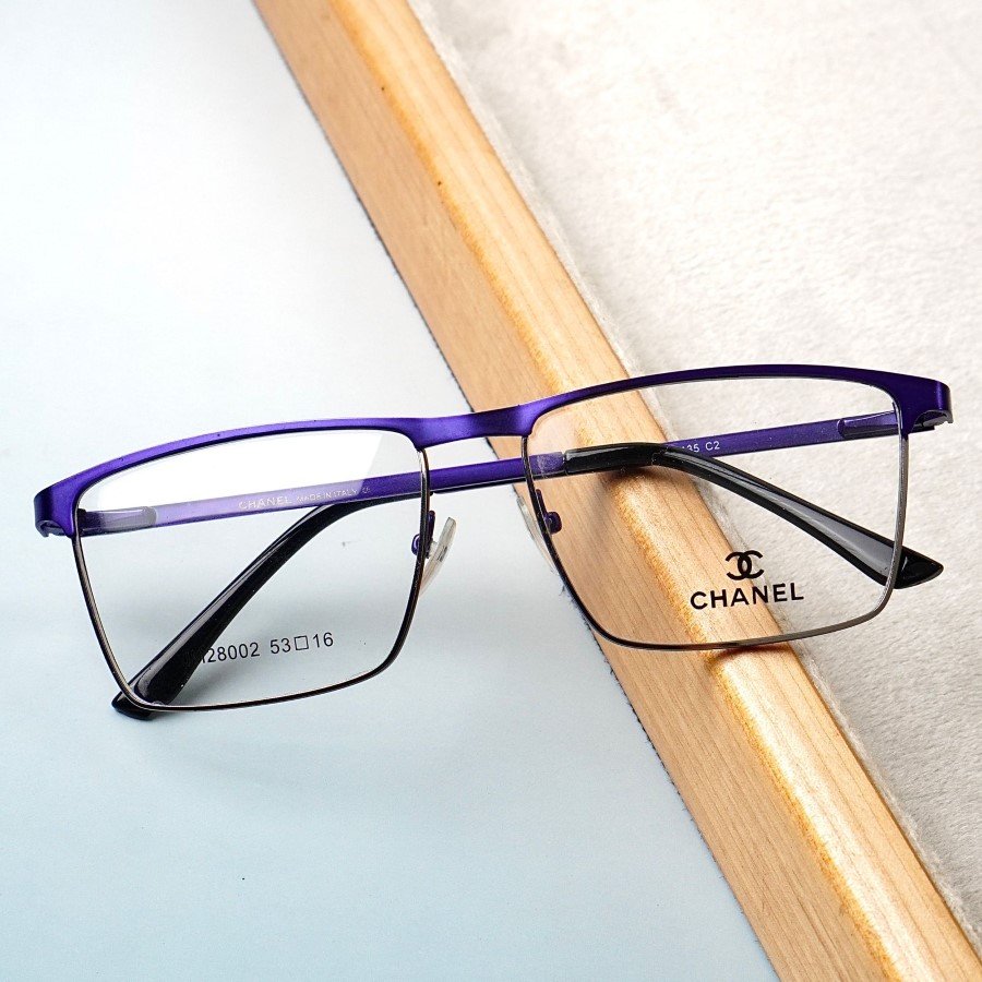 L-322 (1) Chanel - Premium Eyewear Frame - L-322 - Silver blue - Image 1