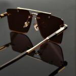 Pure Sight - Rimless Sunglasses - S-1109 - Image 2