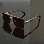Pure Sight - Rimless Sunglasses - S-1109