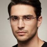 Transition Brown - Rimless Sunglasses - S-1185 - Image 2