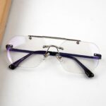 Transition Brown - Rimless Sunglasses - S-1186 - Image 7