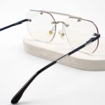 Transition Brown - Rimless Sunglasses - S-1186 - Image 4