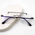 Transition Black - Rimless Sunglasses - S-1187 - Image 5
