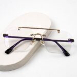 Transition Black - Rimless Sunglasses - S-1188 - Image 6