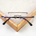 Transition Brown - Rimless Sunglasses - S-1190 - Image 6
