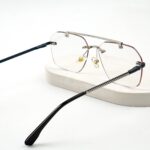 Transition Brown - Rimless Sunglasses - S-1190 - Image 4