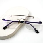 Transition Brown - Rimless Sunglasses - S-1190 - Image 5