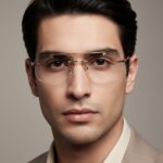 Transition Black - Rimless Sunglasses - S-1188 - Image 2