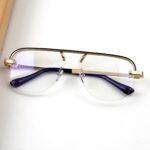 Transition Brown - Rimless Sunglasses - S-1197 - Image 4