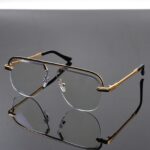 Transition Brown - Rimless Sunglasses - S-1197 - Image 2