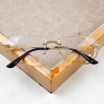 Transition Black - Rimless Sunglasses - S-1205 - Image 6
