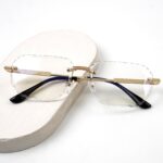 Transition Black - Rimless Sunglasses - S-1205 - Image 5