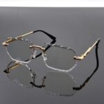 Transition Black - Rimless Sunglasses - S-1205 - Image 3