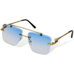 Cartier - Rimless - Sunglasses - S-466