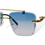 Cartier - Rimless - Sunglasses - S-466 - Image 4
