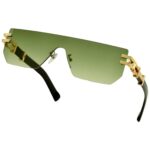 Blade X Pine Smoke - Rimless Sunglasses - S-560