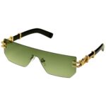 Blade X Pine Smoke - Rimless Sunglasses - S-560 - Image 2
